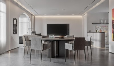 现代家居餐厅3D模型下载